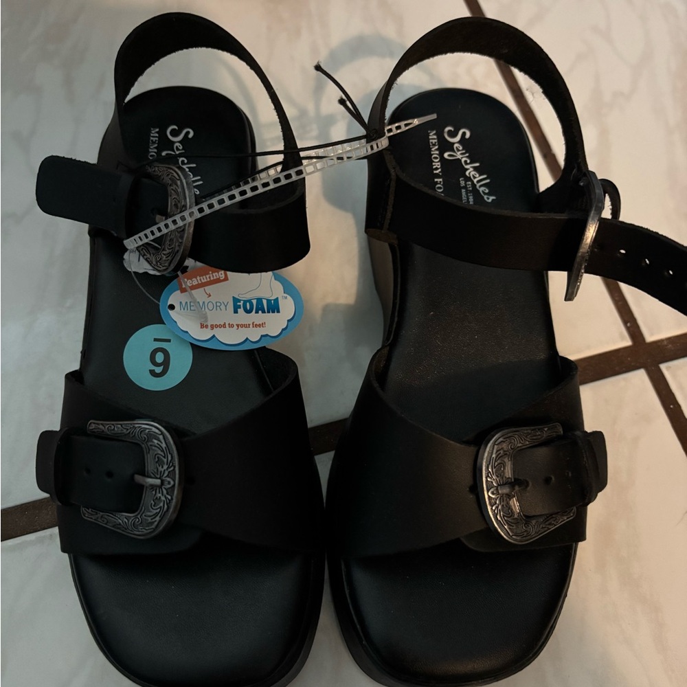 Western platform sandals
